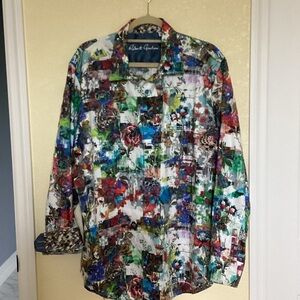 Robert Graham Multicolor Floral Shirt